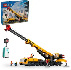 LEGO City Big Vehicles 60409 Keltainen ajettava rakennusnosturi - 1