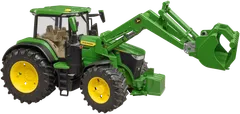 Bruder John Deere 7R 350 traktori etukuormaajalla - 1