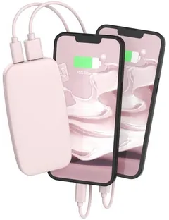 Fresh 'n Rebel Varavirtalähde 6000 mAh USB-C -liitännällä, Fast Charging, Smokey Pink - 5
