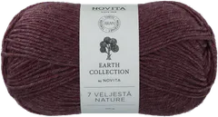 Novita lanka 7 Veljestä Nature 100g Villiviini 594 - 1