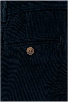 TEX miesten samettihousut I967109 - Navy - 3