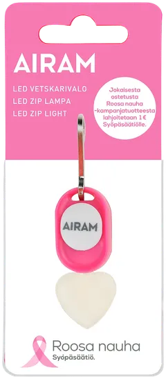 Airam Roosa nauha vetskarivalo Led zip light - 2