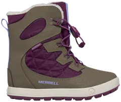 Merrell Snow Bank 4.0 vedenpitävä lasten talvikenkä - TRUFFLE/PLUM COZY - 1