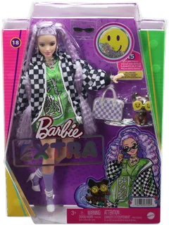 Barbie Extra Racecar Jacket Nukke - 1
