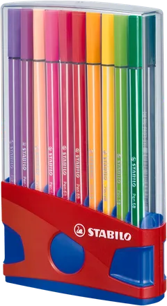 Stabilo tussikynäpakkaus Pen 68 Fineliner 20 väriä sinisessä telineessä - 2