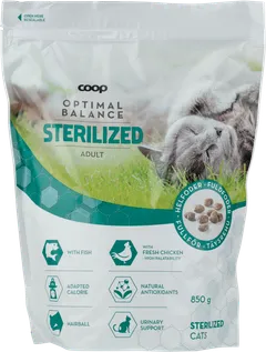 Coop steriloidun kissan kuivaruoka 850g - 1