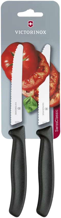 Victorinox tomaattiveitsisetti 11 cm 2 kpl musta - 2