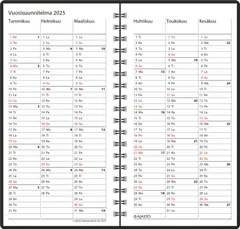 Taskukalenteri Agenda, musta - 2