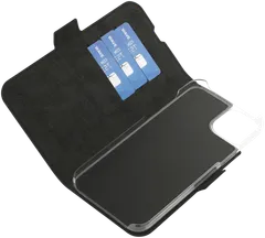 Wave MagSafe -yhteensopiva Book Case, Apple iPhone 15 Plus, Musta - 5