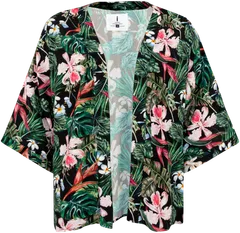 iJeans naisten kimonojakku 220IJ21830 - Flower aop - 1