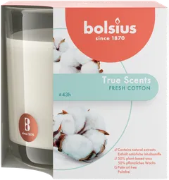 Bolsius tuoksukynttilät 95/95 fresh cotton - 1