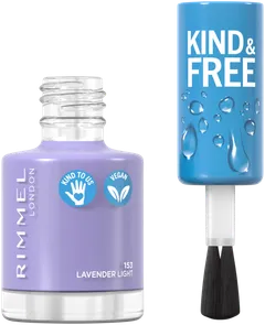 Rimmel Kind & Free Clean Nail Polish 8ml, 153 Lavender Light kynsilakka - 2