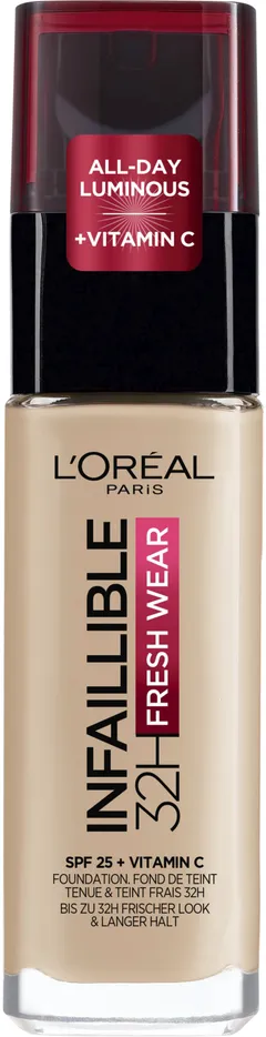 L'Oréal Paris Infaillible Fresh Wear 130 True Beige meikkivoide 30ml - 1