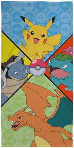 Lasten kylpypyyhe Pokemon 70x140 cm - 1