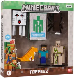 Minecraft hahmo 3D 6 cm 6 kpl deluxe - 4