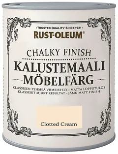 Rust-Oleum Chalky Finish Kalustemaali 750ml Clotted Cream - 1