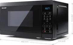 Sharp YC-MS02E-B mikroaaltouuni - 4
