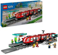 LEGO® City 60423 - Keskikaupungin pikaratikkapysäkki - 1