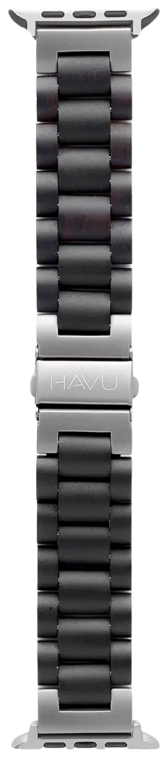 Havu Apple Watch Ultra -ranneke, eebenpuu (42/44/45/49 mm) - 1