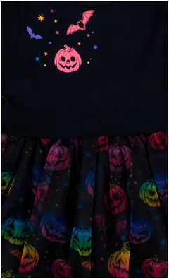 Ciraf lasten mekko halloween 25TC244024 - pumpkin aop - 3