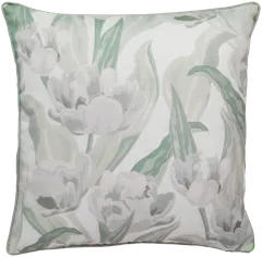 House sisustustyynynpäällinen Rory tulips 50x50 cm, beige/vihreä/valkoinen - 1