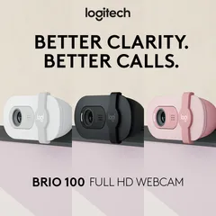 Logitech Webbikamera Brio 100 - valkoinen - 3