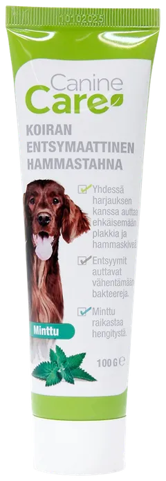 CanineCare Entsymaattinen hammastahna, minttu - 1