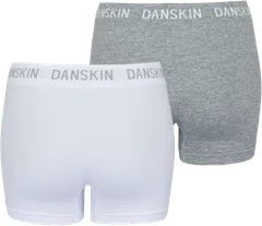 Danskin naisten bokserit YL001-93432 2-pack - grey/white - 2