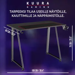 Kuura Gaming pelipöytä - 6