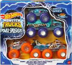 Hot Wheels Monster Trucks Power Smashers -monipakkaus - 5