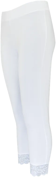 House naisten nilkkapituinen leggings 213H162330 - Bright white - 2