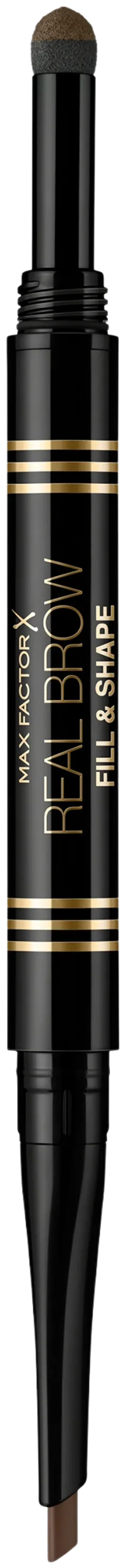 Max Factor Real Brow Fill & Shape 03 Medium Brown 1 g kulmakynä - 2