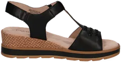 Caprice naisten sandaali - Black Nappa - 1