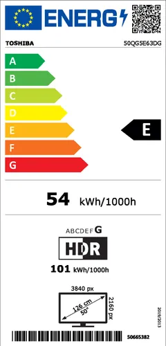 Toshiba 50" 4K UHD QLED Google TV 50QG5E63DG - 4