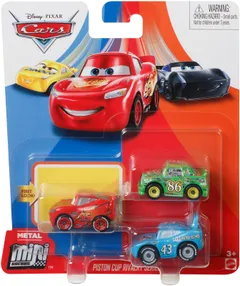 Disney Autot Mini racers miniauto 3kpl - 4