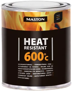 Maston Kuumakesto maali 600°C  1 l  musta - 1