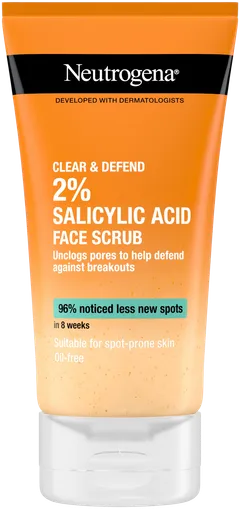 Neutrogena Clear & Defend Facial Scrub kuorintavoide 150 ml - 1
