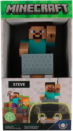 Cable Guys Ohjain/puhelinteline Minecraft Steve - 7