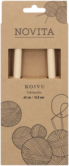 Novita Pyöröpuikko koivu 60cm - 10mm - 1