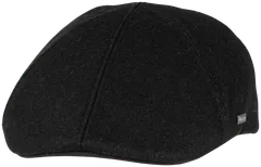 Salon miesten lakki Macon 56 Wool flat cap - MUSTA - 1