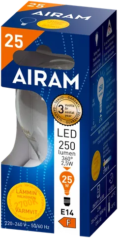 Airam LED 2,5W mainos filamentti E14 250lm 2700K - 2