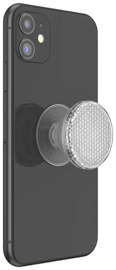 Popsockets puhelinpidike popgrip translucent reflective clear - 4
