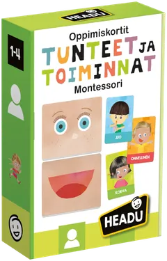 Headu Montessori Muistikortit Tunteet ja toiminnat (suomenkielinen) - 1