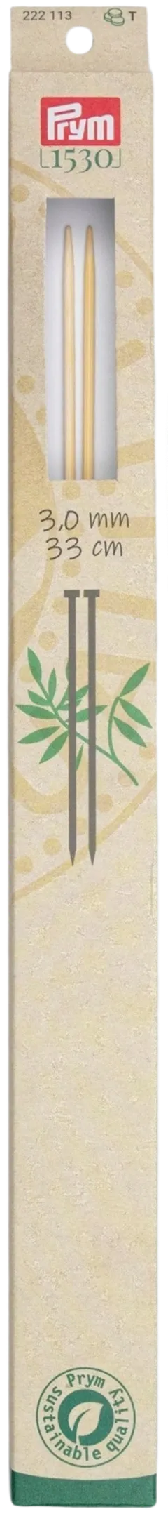 Prym neulepuikko 3,0 33cm bambu - 1