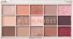 MUA Make Up Academy Eyeshadow Palette 15 shades 12 g Blush Nudes luomiväripaletti - Blush Nudes - 1