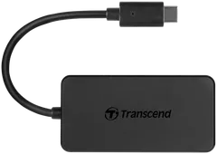Transcend TS-HUB2C USB jakaja, eli USB hubi. 1xUSB TYPE-C to 4xUSB-A HUB - 1