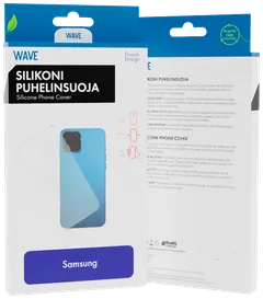 Wave Silikonisuoja, Samsung Galaxy A14 4G, Kirkas - 1
