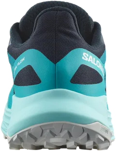 Salomon naisten polkujuoksujalkine Ultra flow - Carbon/Peacock Blue/White - 3