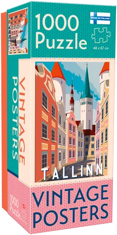 Tactic palapeli Vintage Posters Tallinna 1000 palaa - 1