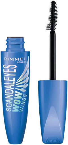 Rimmel Scandaleyes Wow Wings Mascara Waterproof 12 ml, 001 Black ripsiväri - 1